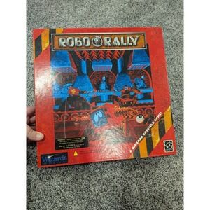 Robo Rally Board Game Wizards of the Coast 1995 Vintage Richard Garfield